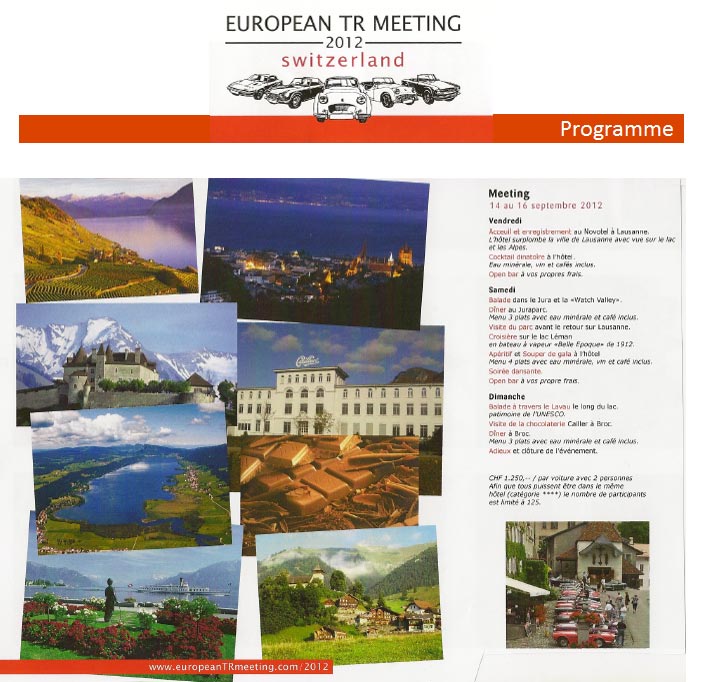 2012 Euromeeting Programme